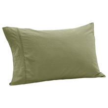 Carmine Washed Cotton Pillowcases (Set of 2)